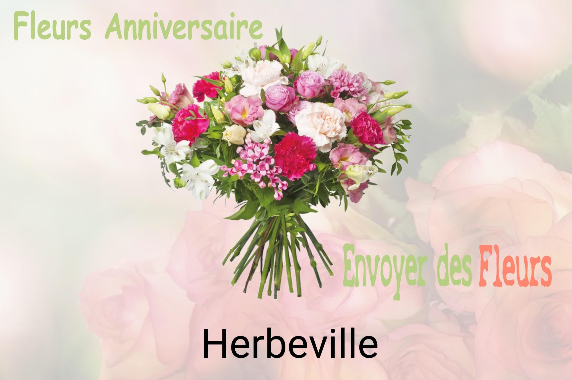 Bouquet de fleurs d’anniversaire livré à Herbeville